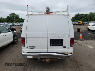 2006 Ford Econoline Cargo with VIN 1FTNE24L16HA86954, listed as a Copart auction lot 63314175 with 207,701 mi miles and Salvage title. Bid and sale history available at DreamBid. Image 6.