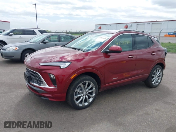 2024 Buick Encore GX Avenir with VIN KL4AMGSLXRB150363, listed as a IAAI auction lot 42288468 with 5,528 mi miles and . Bid and sale history available at DreamBid. Image 2.