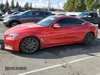 2017 Infiniti Q60 Red Sport 400 with VIN JN1FV7EK7HM610502, listed as a Copart auction lot 44248265 with Not Provided miles and Clean Title. Bid and sale history available at carsss.com. Image 1.