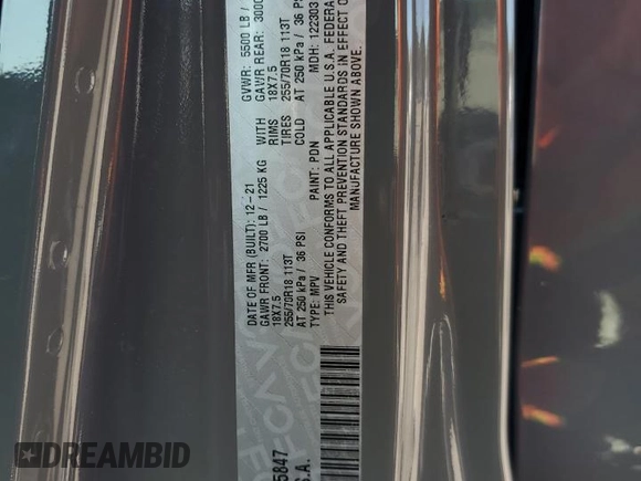 2022 Jeep Wrangler Unlimited Sahara с VIN 1C4HJXEG2NW115847, выставлен на аукционе Copart как лот 45678015 с пробегом Не указан миль и Списание • Salvage title. История ставок и продаж доступна на DreamBid. Изображение 14.