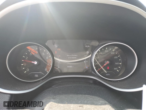 2017 Jeep Compass Limited с VIN 3C4NJDCB1HT688595, выставлен на аукционе Copart как лот 58960745 с пробегом 84 565 миль миль и Списание • Salvage title. История ставок и продаж доступна на DreamBid. Изображение 9.