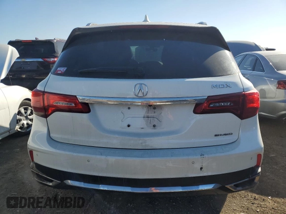 2017 Acura MDX Advance z VIN 5FRYD4H90HB039880, wystawiony jako Copart lot #44119975 z przebiegiem 100 531 mil mil oraz Szkoda całkowita • Salvage title. Historia ofert i sprzedaży dostępna na DreamBid. Obrazek 6.