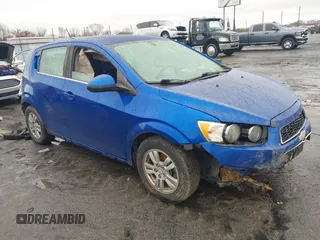 2016 Chevrolet Sonic LT with VIN 1G1JC6SH6G4132578, listed as a IAAI auction lot 41537009 with 1 mi miles. Bid and sale history available at carsss.com. Image 1.