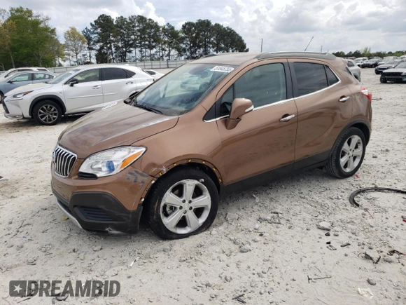 2016 Buick Encore with VIN KL4CJASB3GB666650, listed as a Copart auction lot 51845755 with 115,279 mi miles and Salvage Title. Bid and sale history available at carsss.com. Image 1.