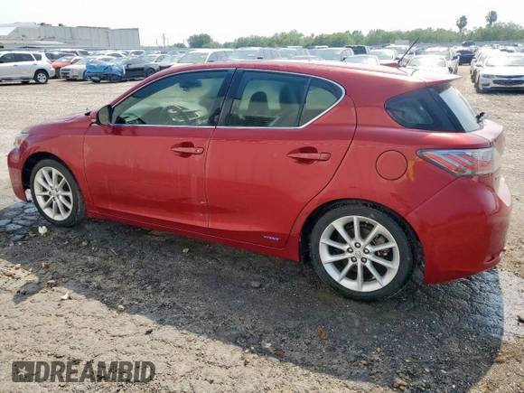 2011 Lexus CT 200h with VIN JTHKD5BHXB2004804, listed as a Copart auction lot 57297305 with 184,800 mi miles and Clean title. Bid and sale history available at DreamBid. Image 2.