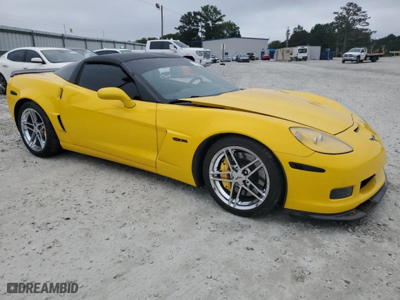 2008 Chevrolet Corvette Z06 with VIN 1G1YY26E985132577, listed as a Copart auction lot 71378644 with 80,760 mi miles and Salvage Title. Bid and sale history available at carsss.com. Image 4.