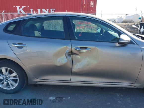 2017 Kia Optima LX with VIN 5XXGT4L32HG168901, listed as a IAAI auction lot 41775573 with 80,956 mi miles. Bid and sale history available at carsss.com. Image 6.