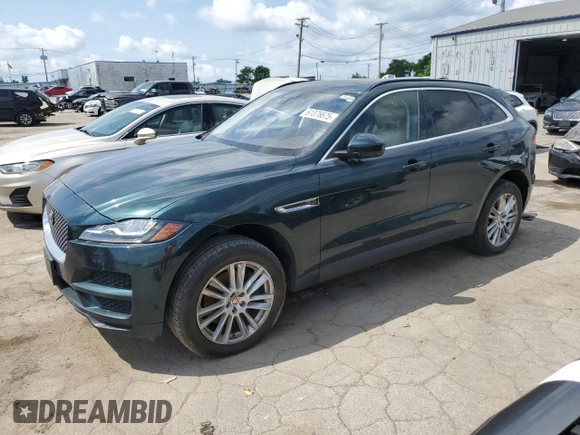 2017 Jaguar F-Pace 35t Prestige with VIN SADCK2BV3HA067567, listed as a Copart auction lot 61376675 with 122,224 mi miles and Clean title. Bid and sale history available at DreamBid. Image 1.