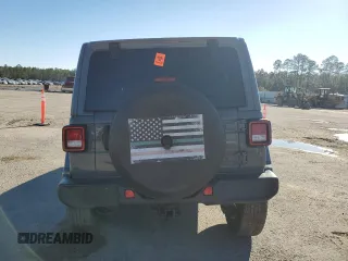 2022 Jeep Wrangler Unlimited Sahara с VIN 1C4HJXEG2NW115847, выставлен на аукционе Copart как лот 45678015 с пробегом Не указан миль и Списание • Salvage title. История ставок и продаж доступна на DreamBid. Изображение 6.