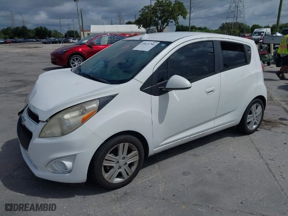 2014 Chevrolet Spark LT with VIN KL8CD6S95EC444943, listed as a IAAI auction lot 39631796 with 132,633 mi miles. Bid and sale history available at carsss.com. Image 2.