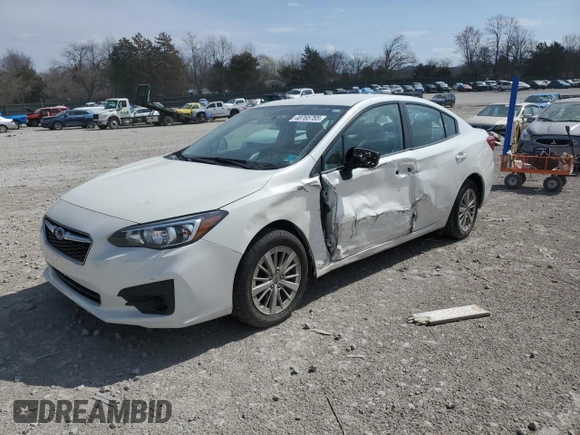 2017 Subaru Impreza Premium z VIN 4S3GKAB63H3600229, wystawiony jako Copart lot #48765785 z przebiegiem 103 111 mil mil oraz Szkoda całkowita • Salvage title. Historia ofert i sprzedaży dostępna na DreamBid. Obrazek 1.