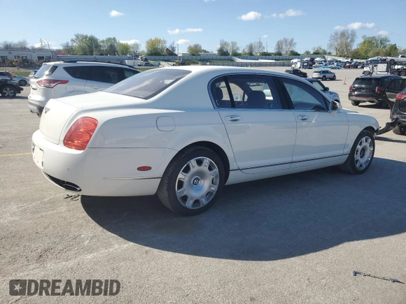 2008 Bentley Flying Spur with VIN SCBBR93W08C051630, listed as a Copart auction lot 52567205 with 29,612 mi miles and Salvage Title. Bid and sale history available at DreamBid. Image 3.
