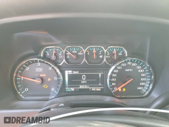 2015 Chevrolet Silverado 1500 LT with VIN 1GCVKREC0FZ294804, listed as a Copart auction lot 53846645 with 84,216 mi miles and Salvage Title. Bid and sale history available at DreamBid. Image 9.