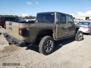 2020 Jeep Gladiator Rubicon with VIN 1C6JJTBG8LL199614, listed as a Copart auction lot 71235133 with 57,789 mi miles. Bid and sale history available at carsss.com. Image 3.