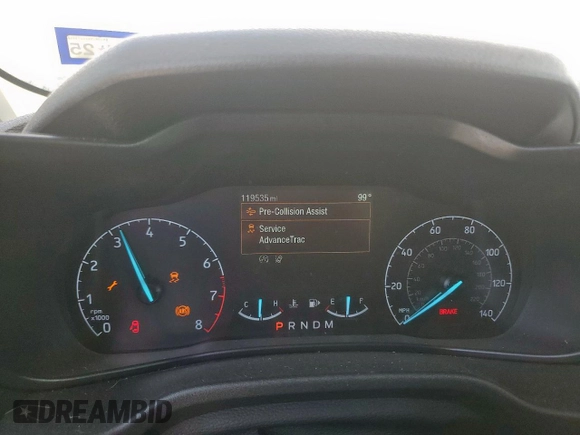 2021 Ford Transit Connect XLT with VIN NM0GS9F27M1500319, listed as a Copart auction lot 62671015 with 119,535 mi miles and Clean title. Bid and sale history available at DreamBid. Image 9.
