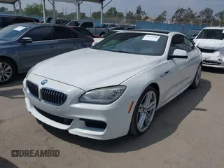 2015 BMW 6 Series 640i with VIN WBA6A0C56FD318007, listed as a IAAI auction lot 42041430 with 78,281 mi miles. Bid and sale history available at carsss.com. Image 17.