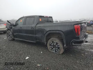 2021 GMC Sierra 1500 AT4 with VIN 1GTU9EET3MZ214568, listed as a Copart auction lot 83029864 with 0 mi miles and Salvage Title. Bid and sale history available at carsss.com. Image 2.