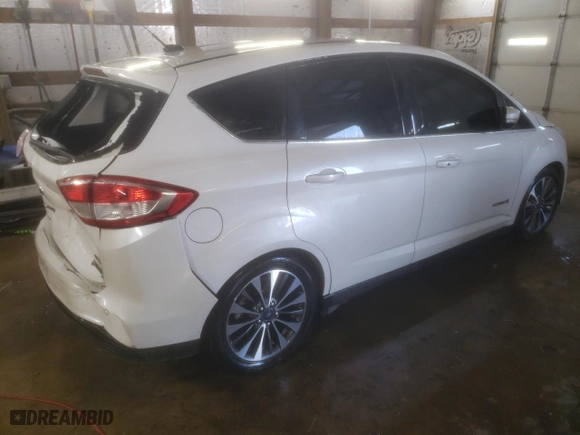 2018 Ford C-Max Hybrid Titanium with VIN 1FADP5DU7JL100738, listed as a Copart auction lot 86647734 with 146,161 mi miles and Salvage Title. Bid and sale history available at carsss.com. Image 3.