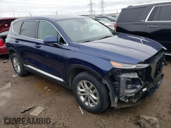 2019 Hyundai Santa Fe SE with VIN 5NMS2CAD3KH104099, listed as a Copart auction lot 37060083 with 75,704 mi miles and . Bid and sale history available at DreamBid. Image 4.