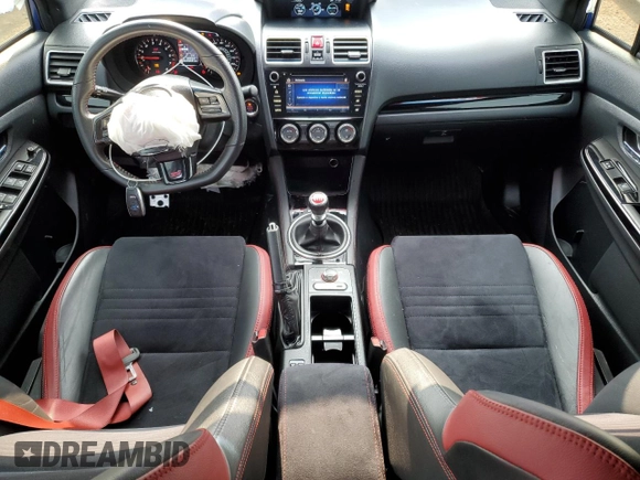 2021 Subaru WRX STI with VIN JF1VA2E62M9803301, listed as a Copart auction lot 59732125 with 24,943 mi miles and Salvage title. Bid and sale history available at DreamBid. Image 8.
