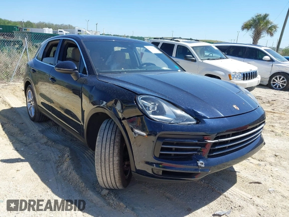 2021 Porsche Cayenne with VIN WP1AA2AY8MDA03453, listed as a IAAI auction lot 41813291 with 62,457 mi miles and . Bid and sale history available at DreamBid. Image 1.