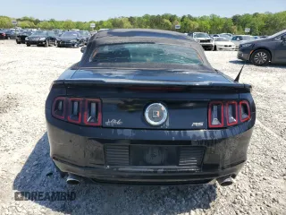 2014 Ford Mustang V6 with VIN 1ZVBP8EM4E5300551, listed as a Copart auction lot 52132745 with 113,887 mi miles and Salvage Title. Bid and sale history available at carsss.com. Image 6.