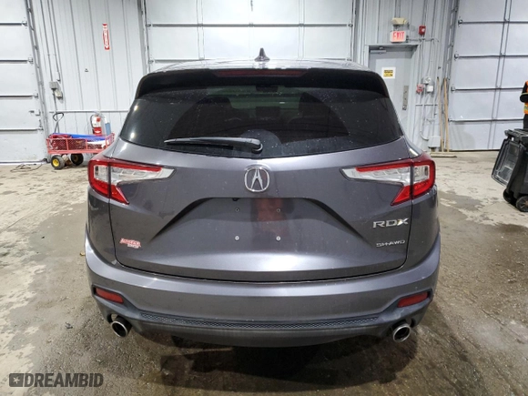 2019 Acura RDX w/Technology Pkg with VIN 5J8TC2H56KL013919, listed as a Copart auction lot 83765194 with 82,811 mi miles and Salvage Title. Bid and sale history available at carsss.com. Image 6.