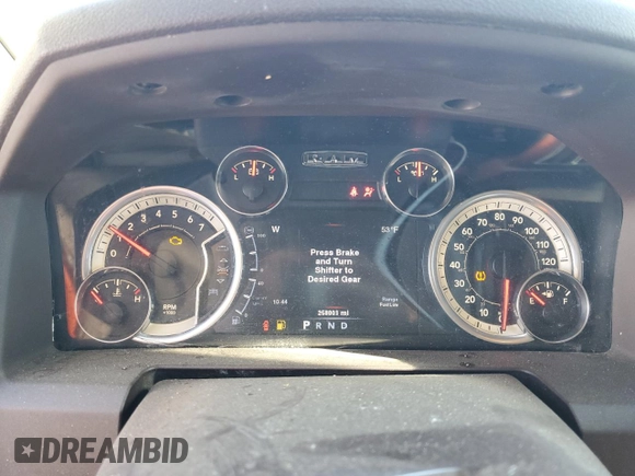2013 Ram 1500 Lone Star z VIN 1C6RR7TT2DS701698, wystawiony jako Copart lot #81973544 z przebiegiem 258 001 mil mil oraz Szkoda całkowita • Salvage title. Historia ofert i sprzedaży dostępna na DreamBid. Obrazek 9.