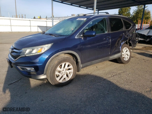 2016 Honda CR-V EX with VIN 3CZRM3H57GG708811, listed as a Copart auction lot 49593795 with 84,861 mi miles and Salvage Title. Bid and sale history available at carsss.com. Image 1.