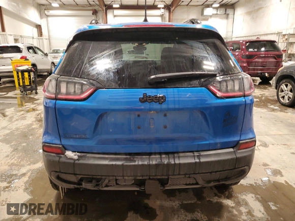 2022 Jeep Cherokee X with VIN 1C4PJMCX1ND526262, listed as a Copart auction lot 45555075 with 27,509 mi miles and Salvage title. Bid and sale history available at DreamBid. Image 6.