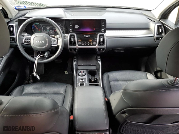 2023 Kia Sorento Hybrid EX with VIN KNDRHDLG9P5223960, listed as a Copart auction lot 45123105 with 84,581 mi miles and Salvage Title. Bid and sale history available at carsss.com. Image 8.