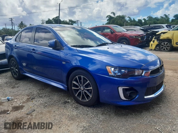 2017 Mitsubishi Lancer ES with VIN JA32U2FU0HU013465, listed as a Copart auction lot 61917694 with 40,568 mi miles and Non Repairable. Bid and sale history available at DreamBid. Image 4.