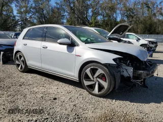 2019 Volkswagen Golf GTI S with VIN 3VW6T7AU1KM018130, listed as a Copart auction lot 43737504 with 45,590 mi miles. Bid and sale history available at carsss.com. Image 4.