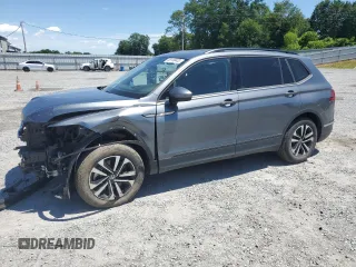 2023 Volkswagen Tiguan S с VIN 3VVRB7AX0PM043901, выставлен на аукционе Copart как лот 58139435 с пробегом 21 228 миль миль и Списание • Salvage title. История ставок и продаж доступна на DreamBid. Изображение 1.