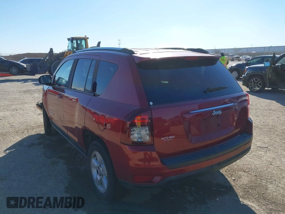 2014 Jeep Compass Sport with VIN 1C4NJCBA3ED812435, listed as a IAAI auction lot 41424374 with 174,663 mi miles and . Bid and sale history available at DreamBid. Image 3.