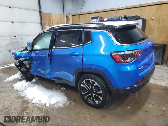 2022 Jeep Compass High Altitude with VIN 3C4NJDCB4NT154860, listed as a Copart auction lot 43638535 with Not Provided miles and Clean Title. Bid and sale history available at DreamBid. Image 2.
