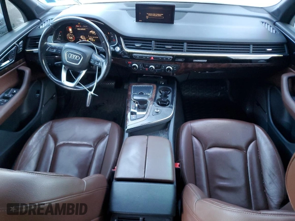 2017 Audi Q7 Premium Plus with VIN WA1LAAF76HD018067, listed as a Copart auction lot 41734245 with 138,716 mi miles and Salvage title. Bid and sale history available at DreamBid. Image 8.