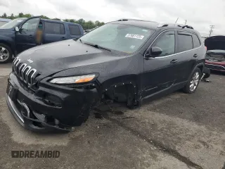 2014 Jeep Cherokee Limited with VIN 1C4PJLDB7EW258447, listed as a Copart auction lot 57681125 with 80,818 mi miles and Salvage title. Bid and sale history available at DreamBid. Image 1.