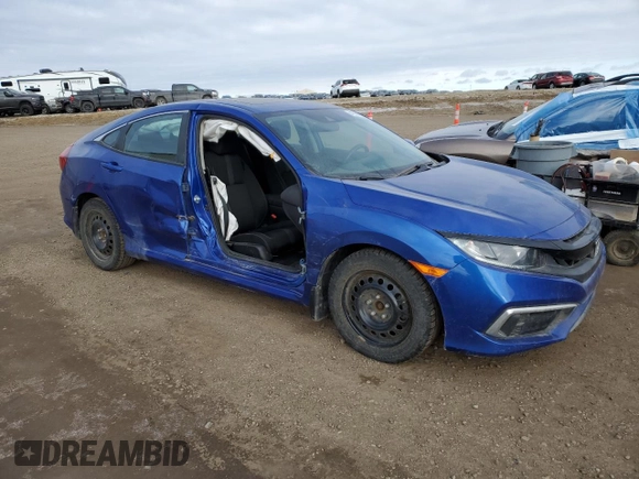 2021 Honda Civic Sedan EX with VIN 2HGFC2F70MH003159, listed as a Copart auction lot 42531265 with 77,082 mi miles and Salvage Title. Bid and sale history available at carsss.com. Image 4.