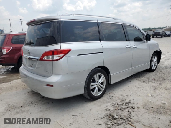 2014 Nissan Quest S z VIN JN8AE2KP5E9102719, wystawiony jako Copart lot #59375775 z przebiegiem 127 220 mil mil oraz Szkoda całkowita • Salvage title. Historia ofert i sprzedaży dostępna na DreamBid. Obrazek 3.