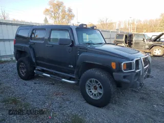 2007 Hummer H3 SUV with VIN 5GTDN13E178199015, listed as a Copart auction lot 80986164 with 175,404 mi miles and Clean Title. Bid and sale history available at DreamBid. Image 4.