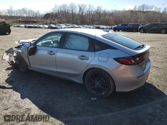 2023 Honda Civic Sport with VIN 19XFL2H80PE004879, listed as a Copart auction lot 49719945 with 22,958 mi miles and Salvage Title. Bid and sale history available at DreamBid. Image 2.