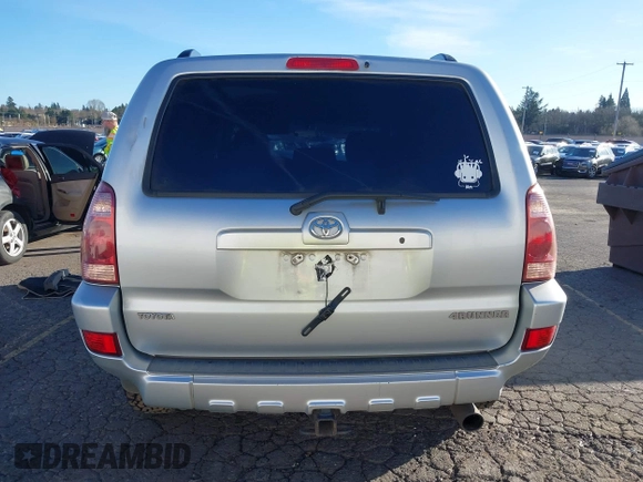 2004 Toyota 4Runner SR5 with VIN JTEBU14R340039985, listed as a IAAI auction lot 41679851 with 262,330 mi miles and . Bid and sale history available at DreamBid. Image 16.