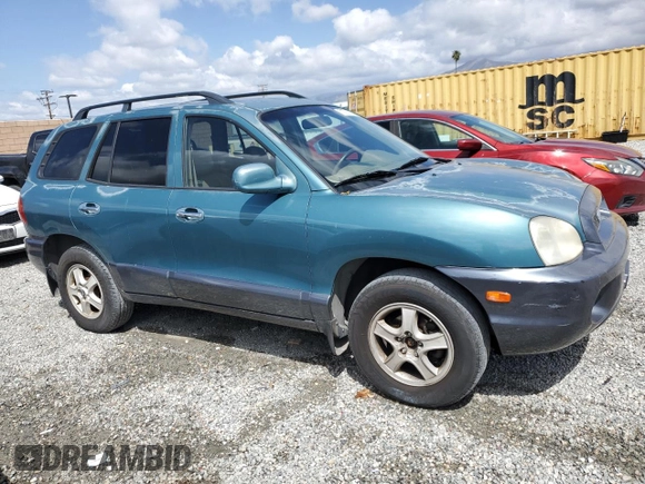 2002 Hyundai Santa Fe GLS with VIN KM8SC13D82U296221, listed as a Copart auction lot 51794715 with 93,907 mi miles and Clean Title. Bid and sale history available at carsss.com. Image 4.