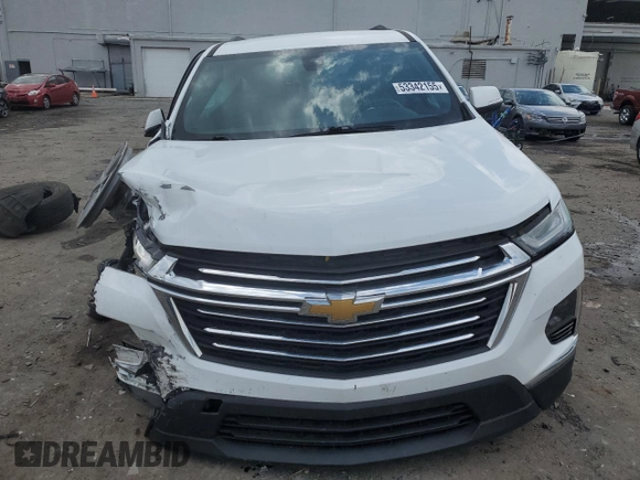 2022 Chevrolet Traverse LT Cloth z VIN 1GNEVMKW9NJ190261, wystawiony jako Copart lot #53342155 z przebiegiem 24 952 mil mil oraz Szkoda całkowita • Salvage title. Historia ofert i sprzedaży dostępna na DreamBid. Obrazek 5.