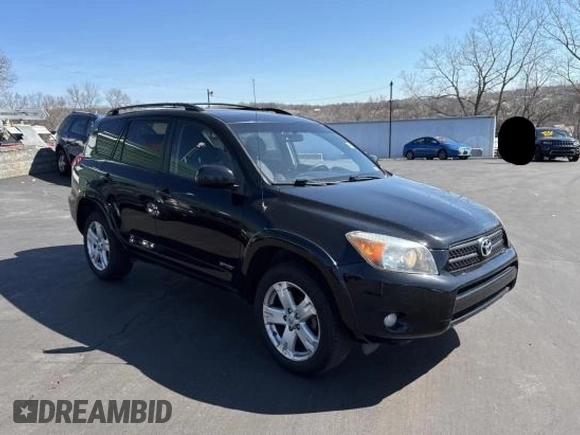 2007 Toyota RAV4 Sport with VIN JTMBD32V776040073, listed as a Copart auction lot 48745805 with 141,354 mi miles and Clean Title. Bid and sale history available at carsss.com. Image 1.