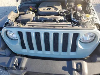 2023 Jeep Wrangler Sport with VIN 1C4HJXDNXPW635345, listed as a Copart auction lot 80929674 with 29,229 mi miles and Salvage Title. Bid and sale history available at DreamBid. Image 12.