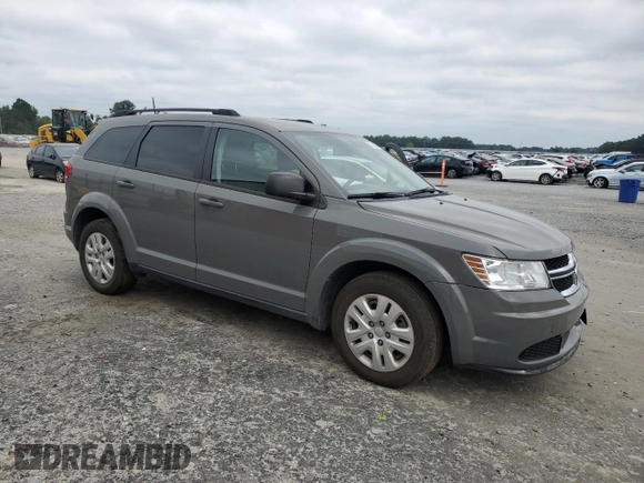 2019 Dodge Journey SE Value with VIN 3C4PDCAB1KT864386, listed as a Copart auction lot 70020424 with 70,551 mi miles and Salvage Title. Bid and sale history available at DreamBid. Image 4.