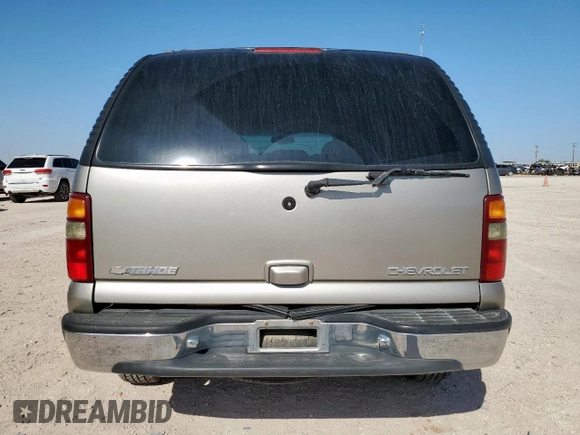 2002 Chevrolet Tahoe LS with VIN 1GNEC13T02R130570, listed as a Copart auction lot 61617185 with 166,467 mi miles and Clean title. Bid and sale history available at DreamBid. Image 6.