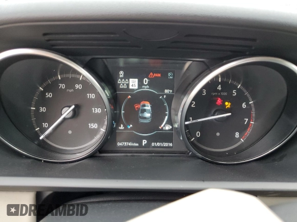 2019 Land Rover Discovery SE with VIN SALRG2RV8K2409828, listed as a Copart auction lot 73561574 with 47,374 mi miles and Salvage Title. Bid and sale history available at DreamBid. Image 9.